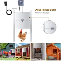 chicken house automatic cage coop door opener controller opening farm 110 220v chicken pets dog door opener usukeu plug new