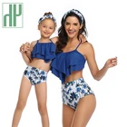 Купальник HH для девочек, купальный костюм для мамы и дочки, женский купальник, бикини, детская одежда, пляжная одежда для девочек, 2021