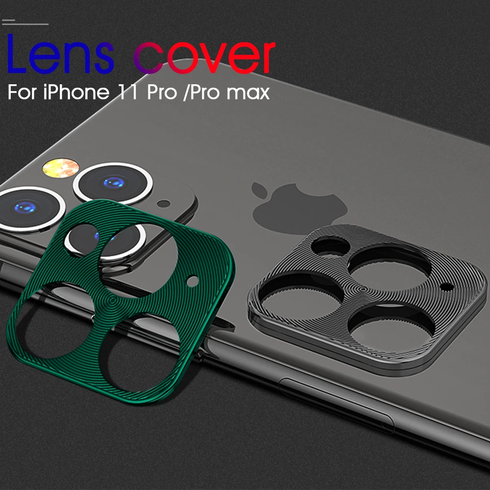 Чехол из сплава для объектива камеры iPhone 11 pro max защитный чехол задней телефона