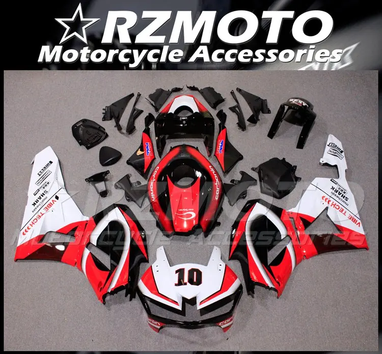 

Новый комплект обтекателей из АБС-пластика подходит для HONDA CBR600RR F5 2013 2014 2015 2016 2017 13 14 15 16 17 18 комплект кузова черный красный 10