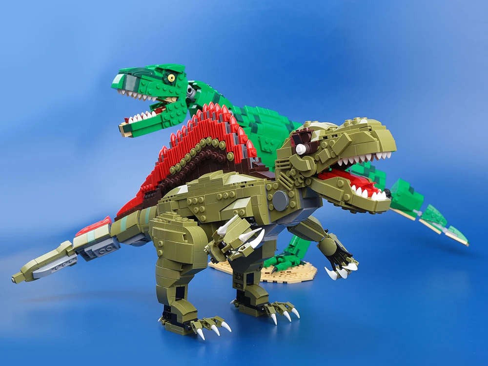 

Jurassic Dinosaur Animal World Park Tyrannosaurus Indominus Rex Spinosaurus Bricks Model Building Blocks Toys For Boy Kids Gifts