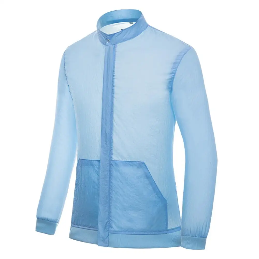 Мужская и женская новая летняя Солнцезащитная куртка топы дышащая спортивная