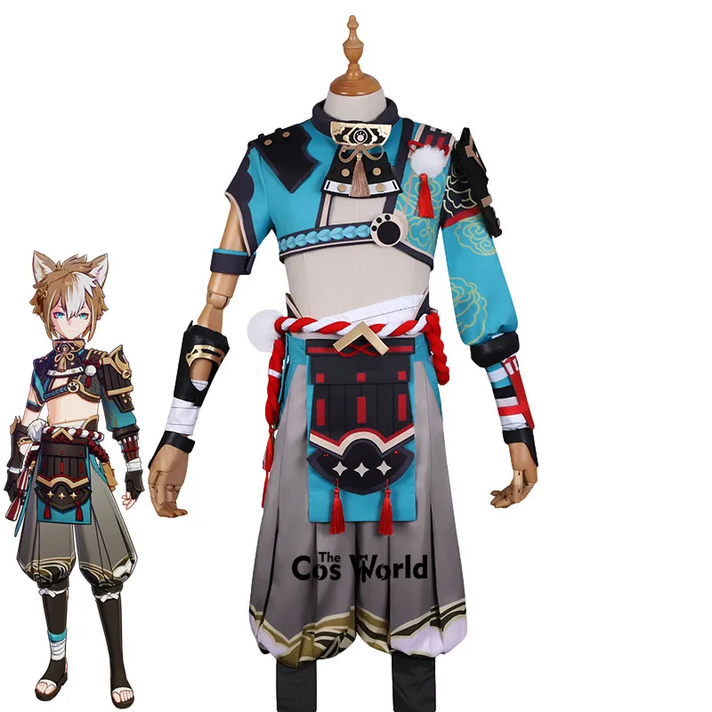 

Genshin Impact Gorou Goroo Wu Lang Outfits Games Cosplay Costumes