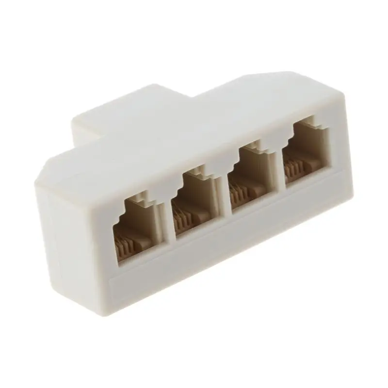 1 шт. разветвитель RJ11 4 ходовой адаптер от м до F RJ 11 6P4C для телефонного