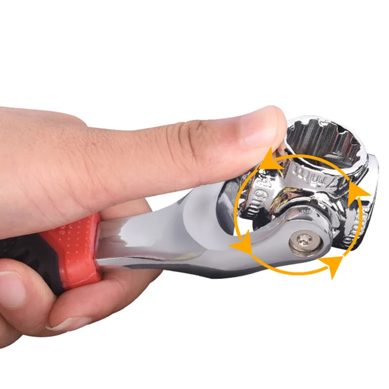 8 в 1 Многофункциональный шестигранный торцевой стальной тигровый ключ со