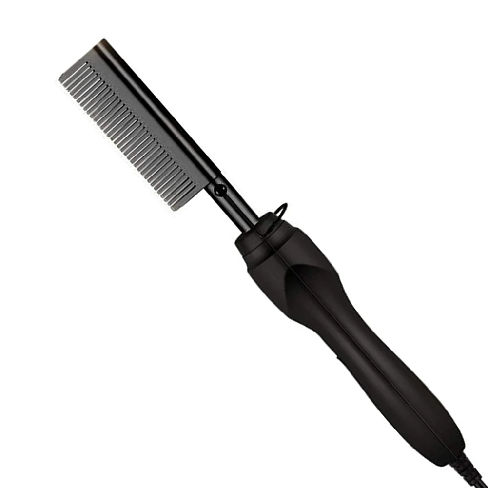 

Electric Heating Comb Hot Hair Straightener Ceramic Curling Wet Dry Heating Brush Travel Home Brush Straightener Flat Irons
