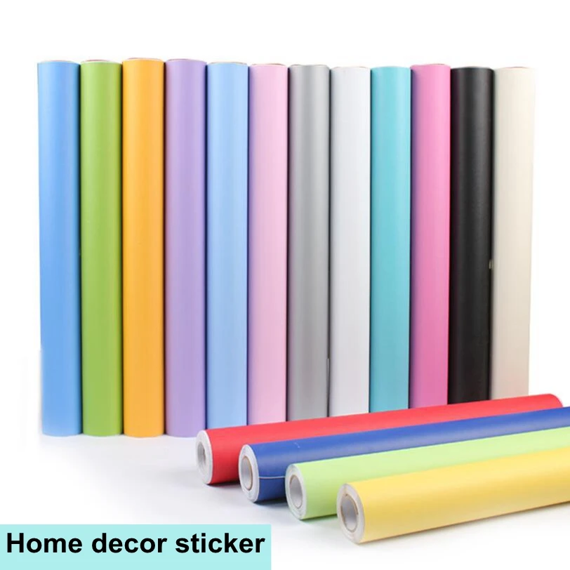 

Домашняя мебель для гостиной, настольные водонепроницаемые обои из ПВХ, виниловые самоклеящиеся контактные бумажные однотонные украшения ...