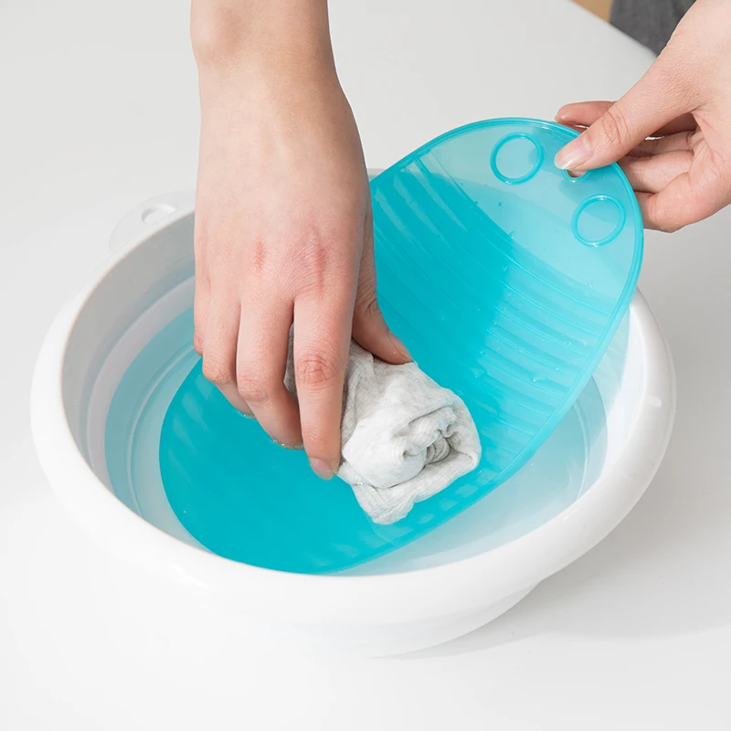 Мини PP стиральная машина портативный гармошку ручной основательных стирок