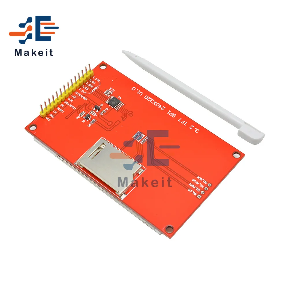 3 2 дюймовый ЖК модуль 320*240 Драйвер IC ILI9341 последовательный интерфейс SPI TFT дисплей