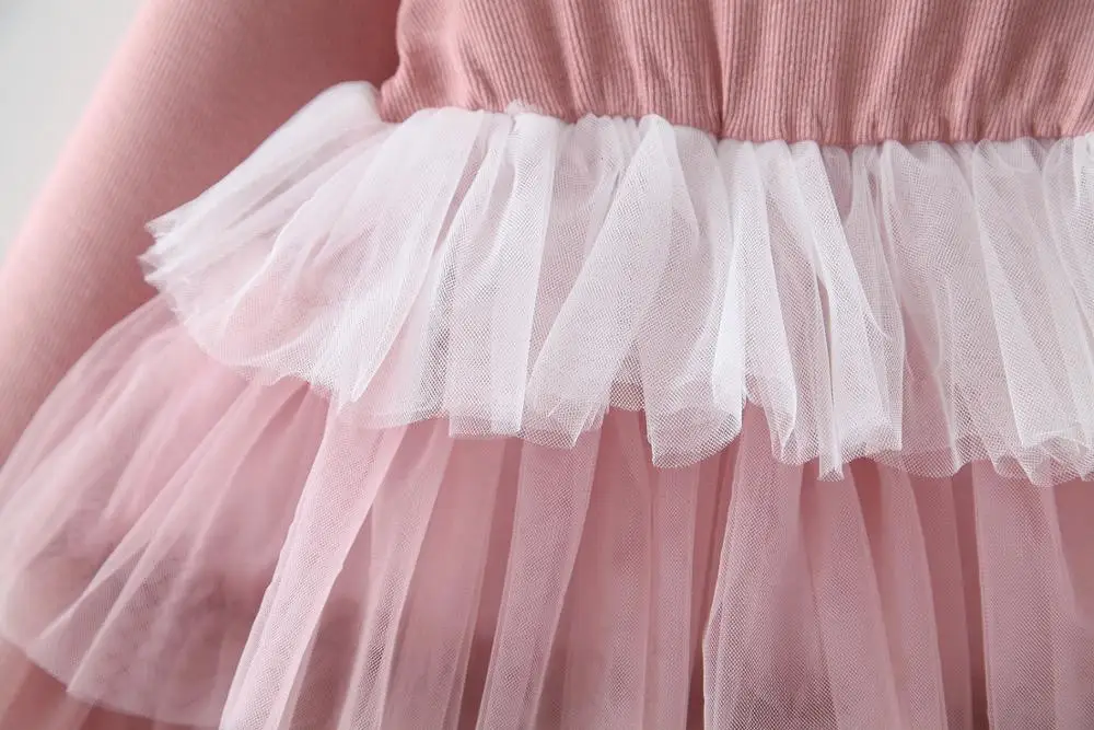 2019 новое осеннее платье для девочек повседневное праздничное Весенняя детская