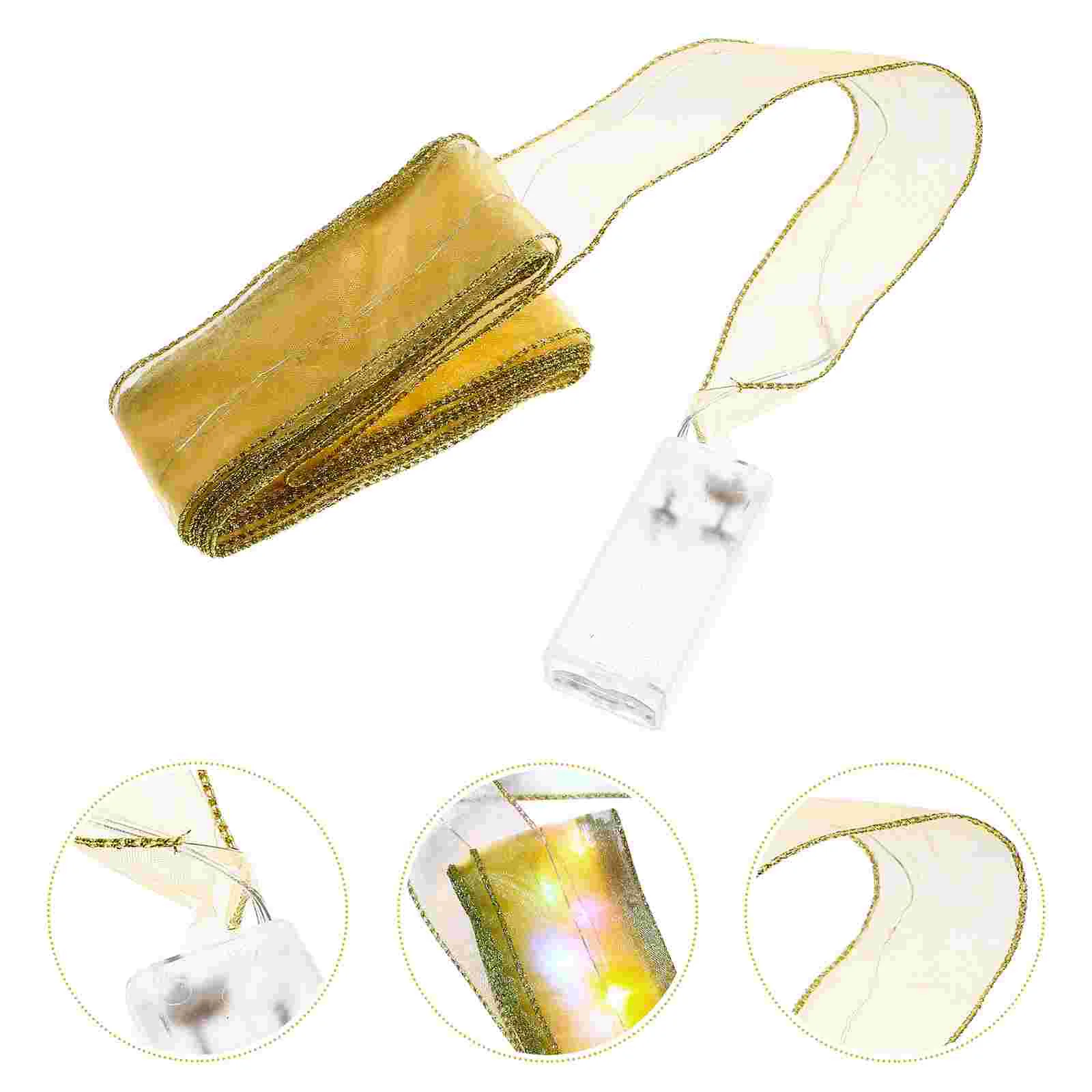 

Ribbon String Light Decorative Night Light Christmas Decor (Colorful Light)