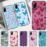 cute 3d relif butterfly phone case for samsung a71 a80 a91 a01 a02 a11 a12 a21s a31 a32 a20e m10 m11 m20 m30 m31 m31s m21 cover