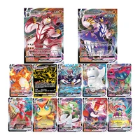 100 pcs set vmax shining french pokemon cards sword shield shining fates battle styles card game collection toys for boys