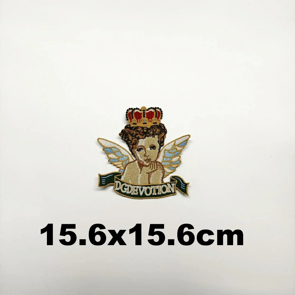 

Accessory large embroidery big angel cartoon patches for clothing AZ-326
