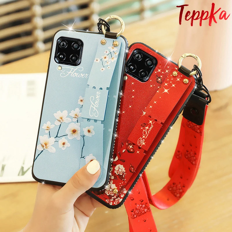Чехол Teppka для Huawei Nova 7i чехол с блестящими ремешками и ремешком тиснением 7 i