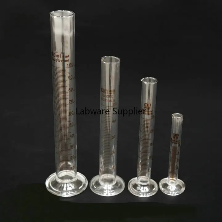 Мерный стеклянный цилиндр 5 шт./лот 25 мл со шкалой для химических лабораторных