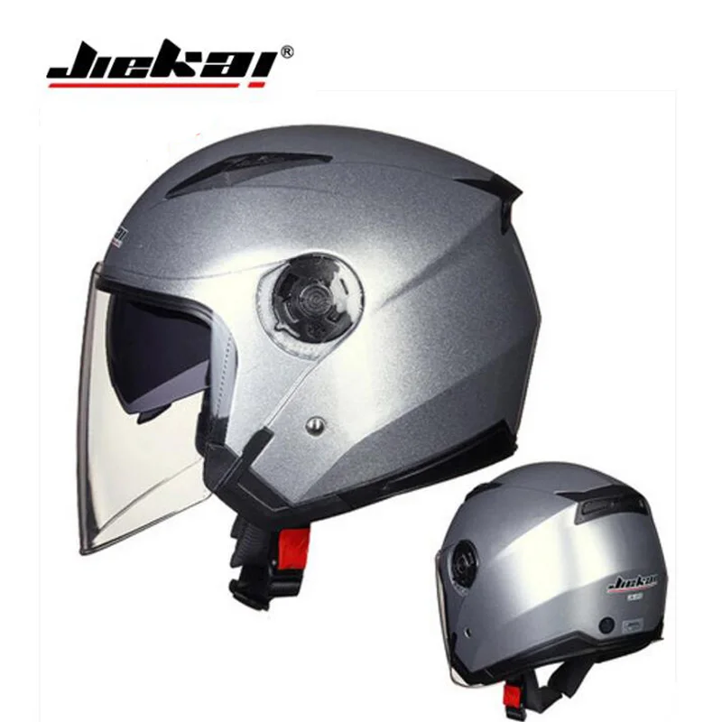 Dual visor unisex Motorcycle helmet JIEKAI electric bicycle motor bike Accessories Seasons scooter Moto helmets | Автомобили и