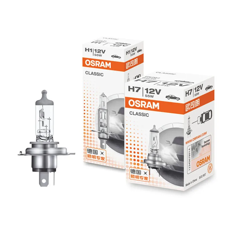 1 шт. для OSRAM H7 H4 H3 H1 HIR2 12 В стандартная лампа светильник гинальная передняя фара