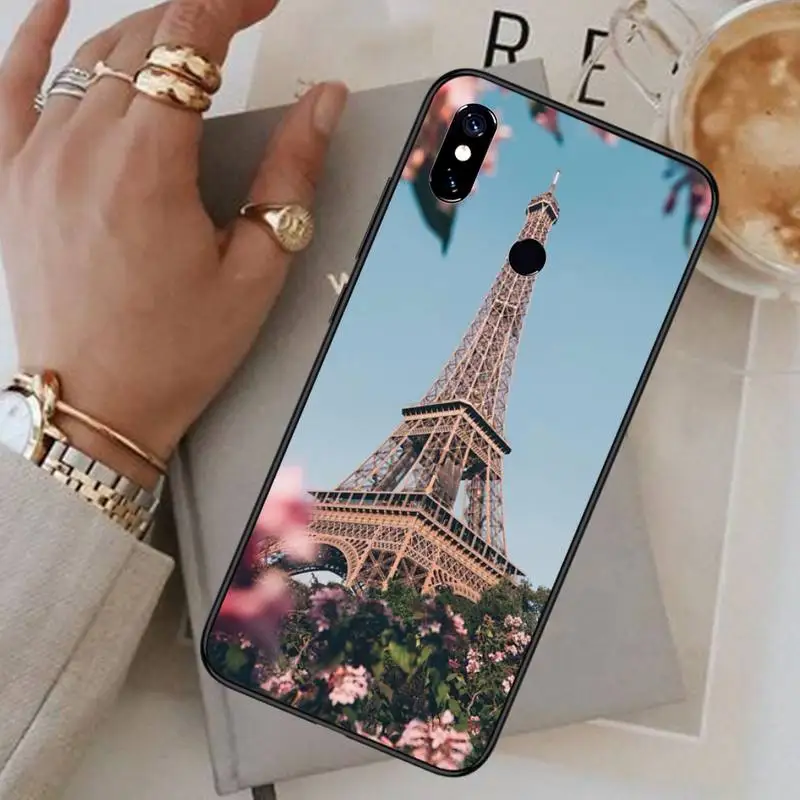 

Romantic Paris Eiffel Tower Phone Case For Xiaomi Redmi 7 8 9t a3Pro 9se k20 mi8 max3 lite 9 note 9s 10 pro