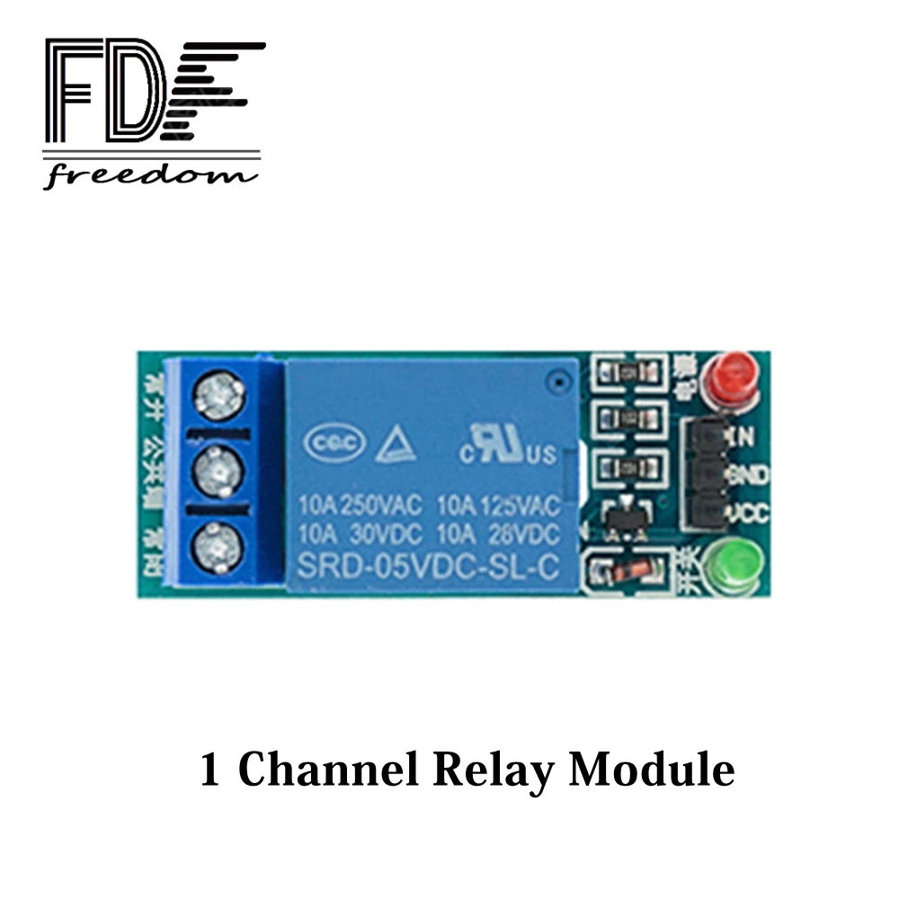 1-канальный релейный модуль 5 В низкий новый уровень управления SCM бытовой
