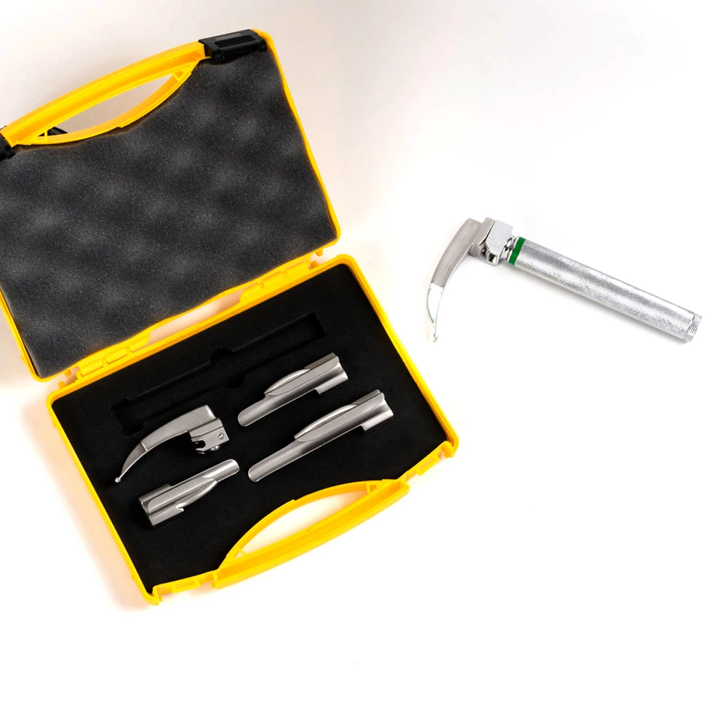 Маленькие дети ларингоскопы волоконно оптический набор освещения высокое