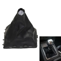 car gear shift knob leather dustproof shifter gaiter boot cover for opel vauxhall vectra c vectra b corsa astra 2002 2005