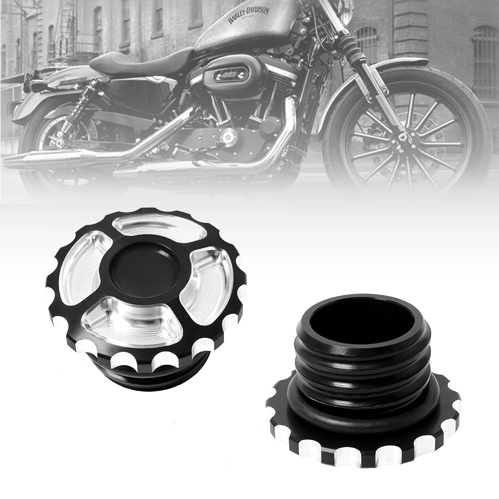 

Motorcycle CNC Aluminum Fuel Gas Tank ROUGH CRAFTS Decorative Oil Cap for Harley Davidson Sportster XL 1200 883 X48 Dyna