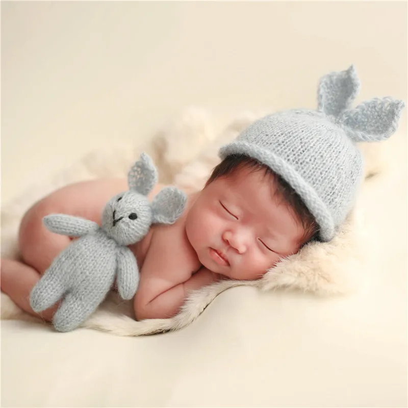 Набор детских шляп для новорожденных животных винтажная мохеровая игрушка куклы