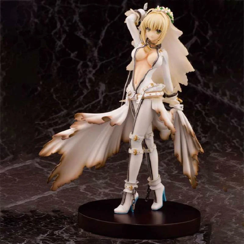Аниме экшн-фигурка Fate/stay Night Destiny Nero свадебное платье Saber Fate/Экстра CCC