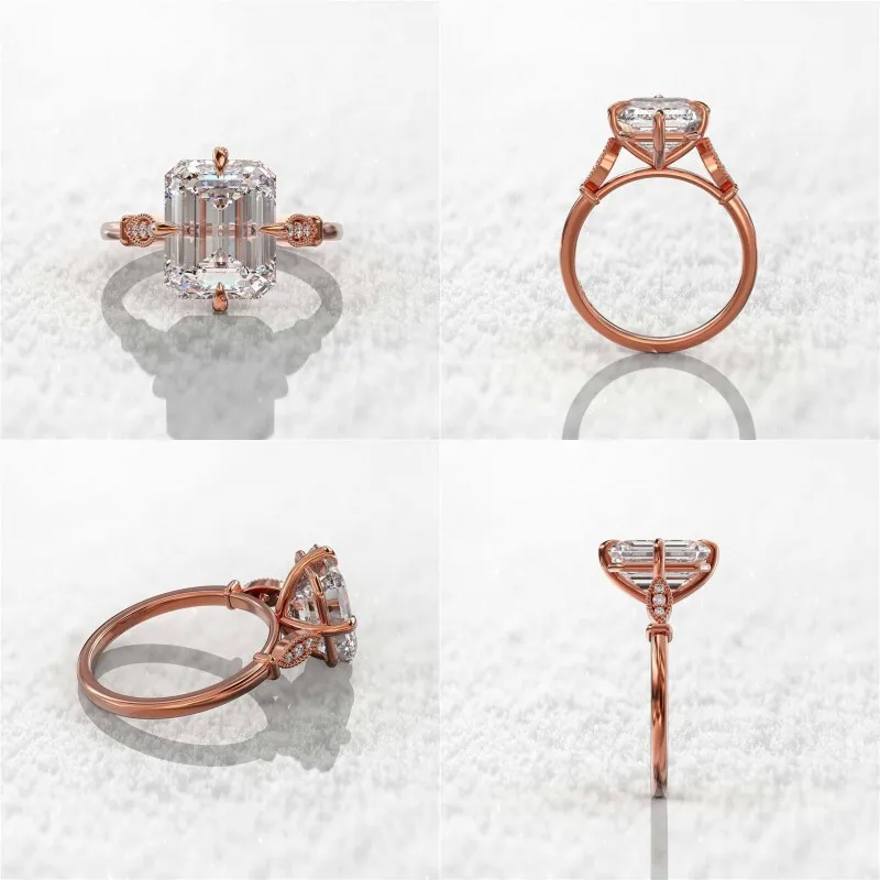 Роскошные кольца на палец CAOSHI для женщин, ослепительные циркониевые аксессуары для свадебной церемонии, изящное предложение, ювелирные изделия в подарок