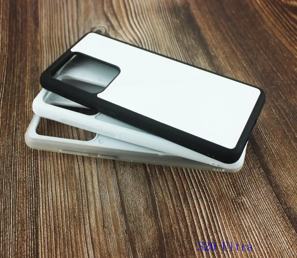 2D сублимационная Резина ТПУ + ПК пустая задняя крышка для S10 lite S20 Plus Ultra с клеем и