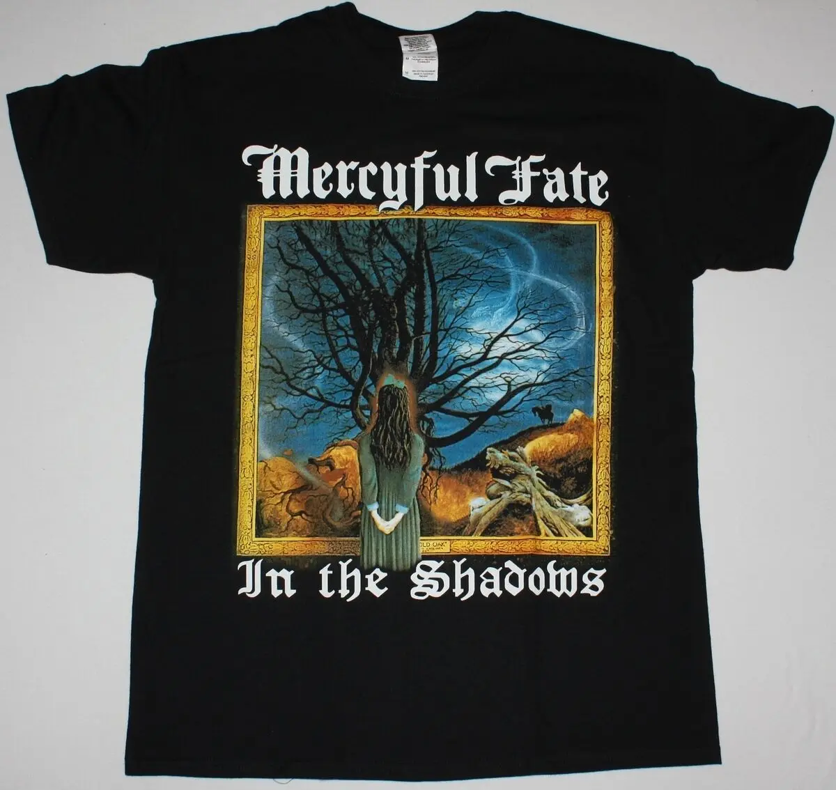 MERCYFUL FATE IN THE SHADOWS король алмаз тяжелый металл s-xxl Новая Черная футболка | Мужская