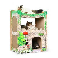 cat toy cat house bungalow cat house scratching large corrugated climbing villa grinder toy