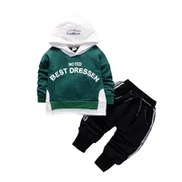 2020 spring autumn children hoodies pants 2pcsset toddler baby boys girls clothes outfit infant kids casual clothing tracksuits