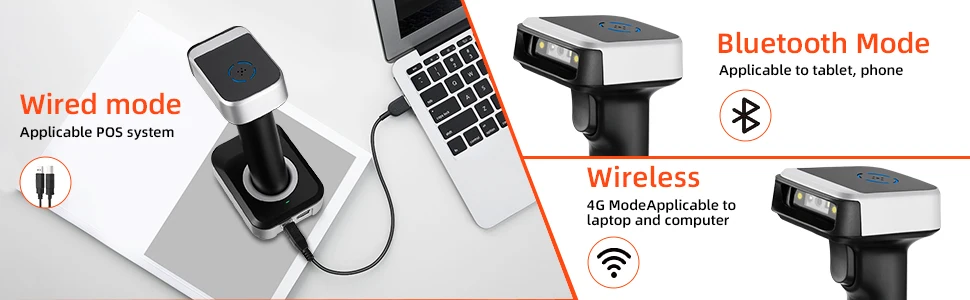 ISSYZONEPOS сканер штрих-кодов 1D 2D QR Bluetooth считыватель штрих-кодов ручной сканер для Windows iOS Android Поддержка данных матрица PDF417