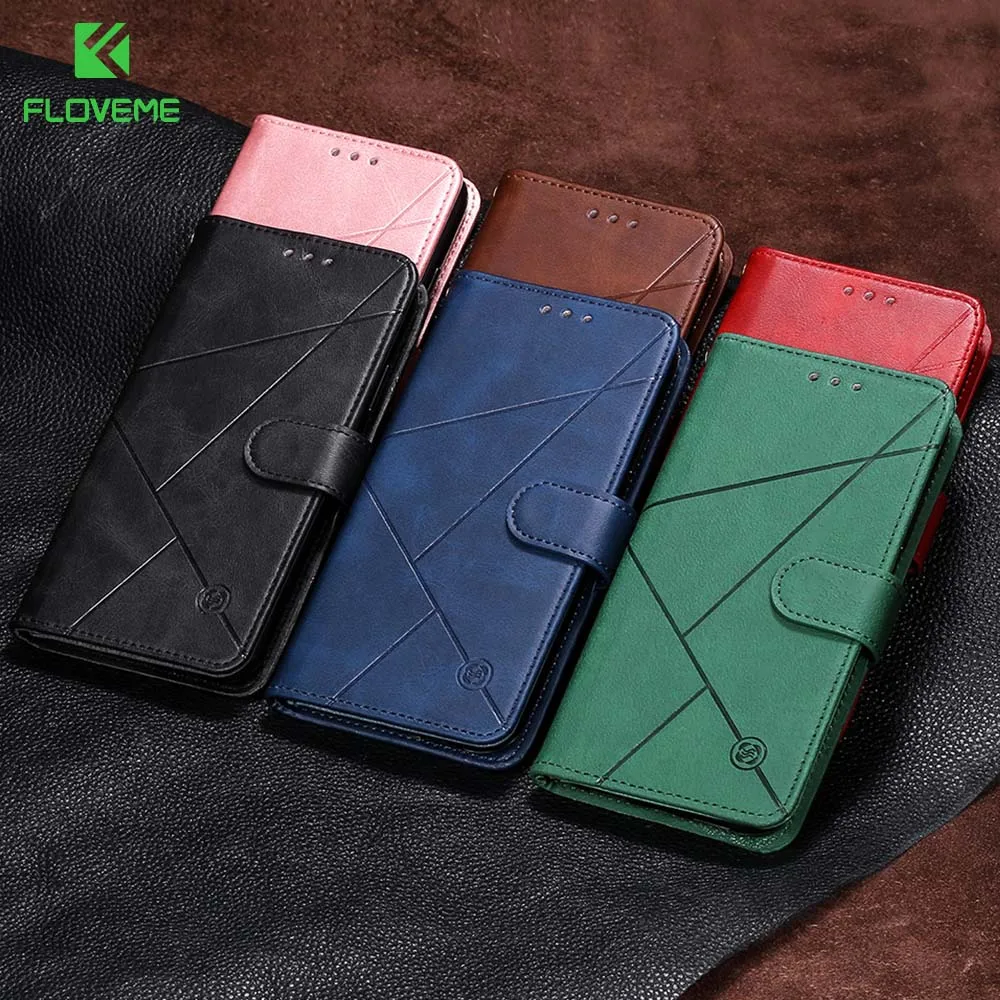 Чехол FLOVEME Note10 Plus A70 A50 из искусственной кожи для Samsung чехол A20 A30 A40 A5 2017 S10 S8 S9 флип