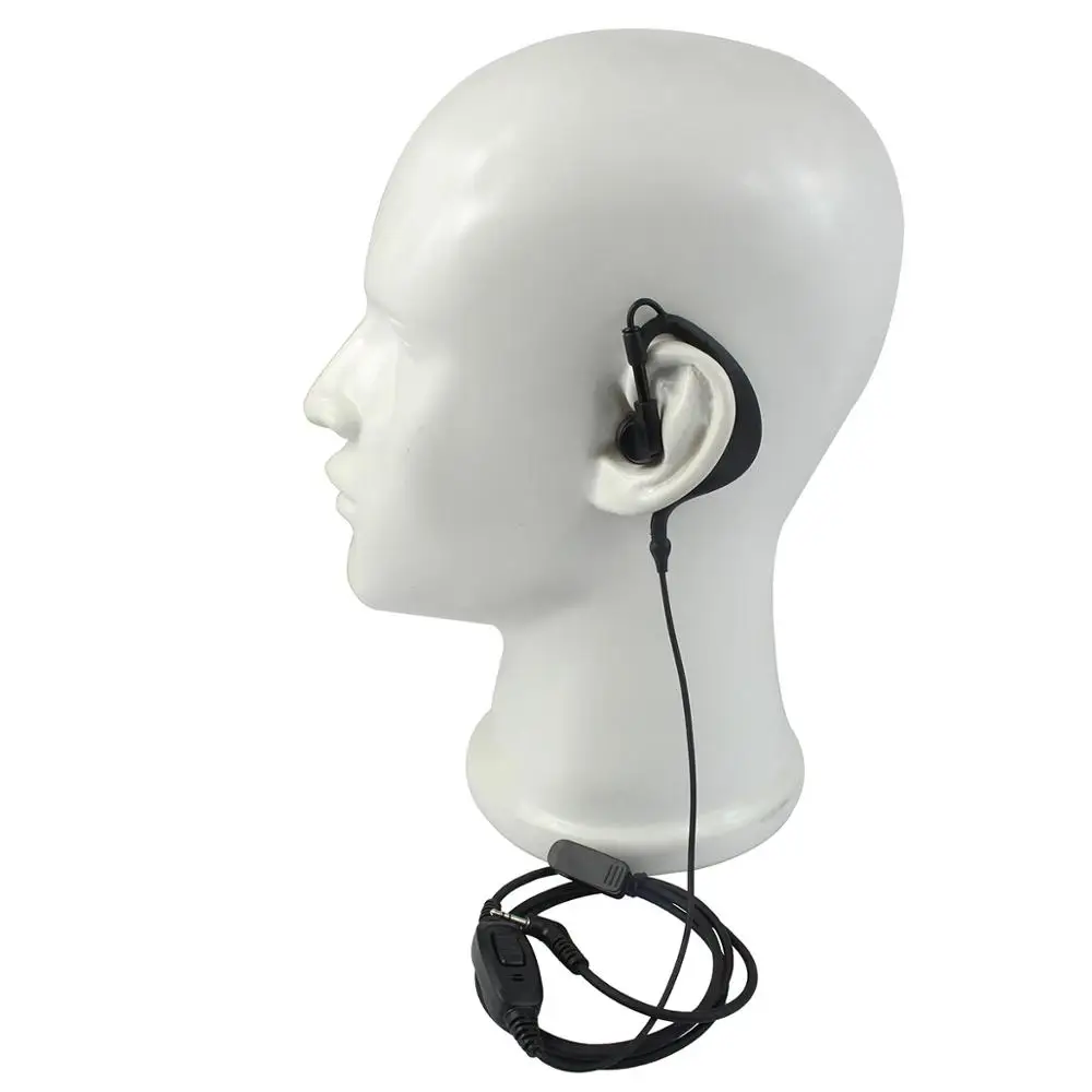 C-тип 1Pin ушной крючок микрофон наушник для Hytera HYT TC1688/TC-320/TC-310 для Motorola T6200 двухстороннее радио C2291A