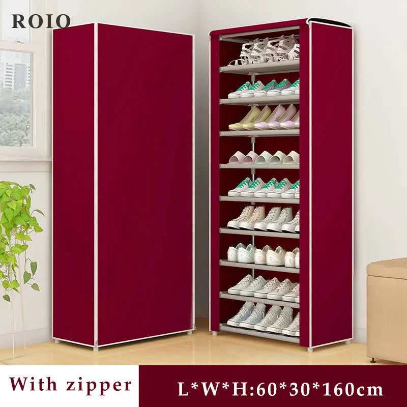 Multilayer Fabric Shoe Cabinet Easy Detachable Organizer Stand Holder Dustproof Home Dorm Entryway Space-saving Rack | Мебель