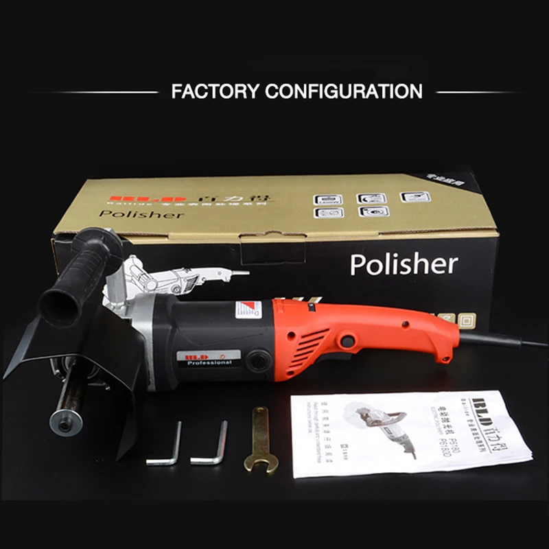 

220V stainless steel wire drawing machine portable adjustable speed metal mirror polishing machine 1400W