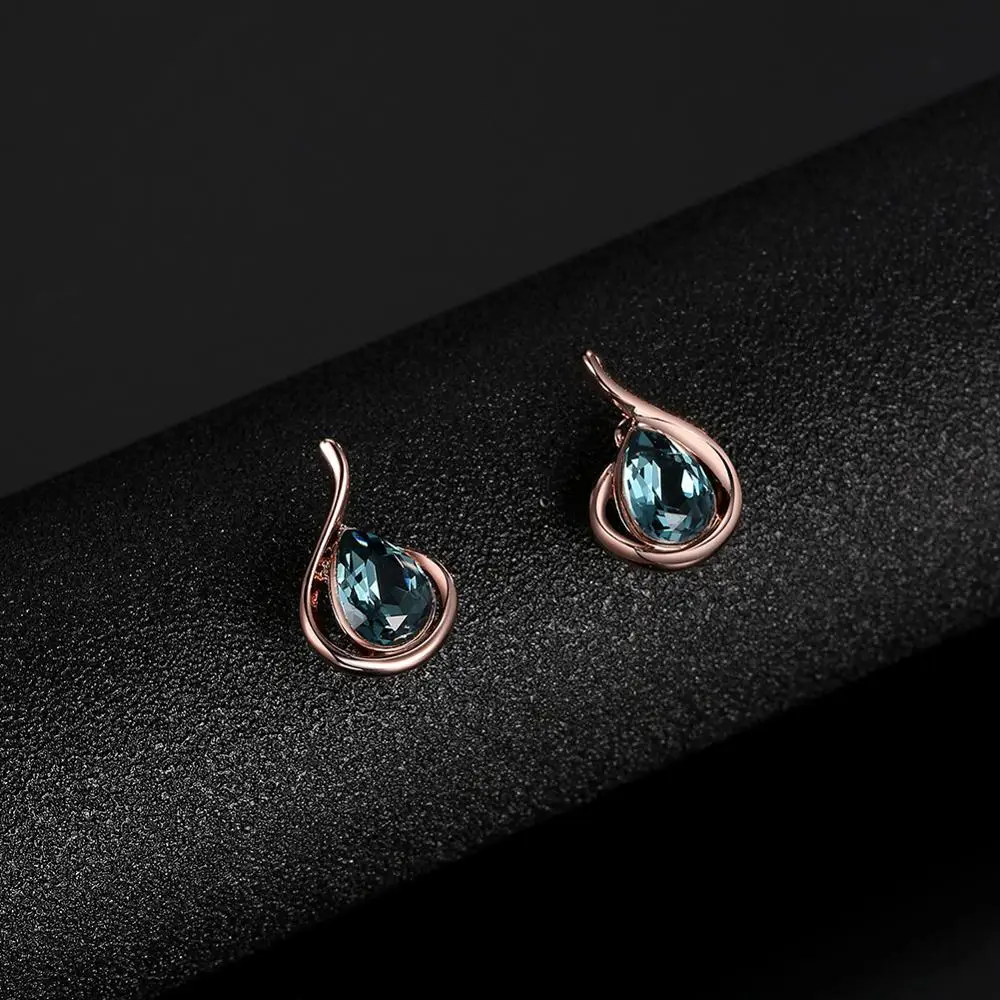 Оптовая продажа новинка 2019 кубический цирконий Brindal ювелирный набор стразы капли