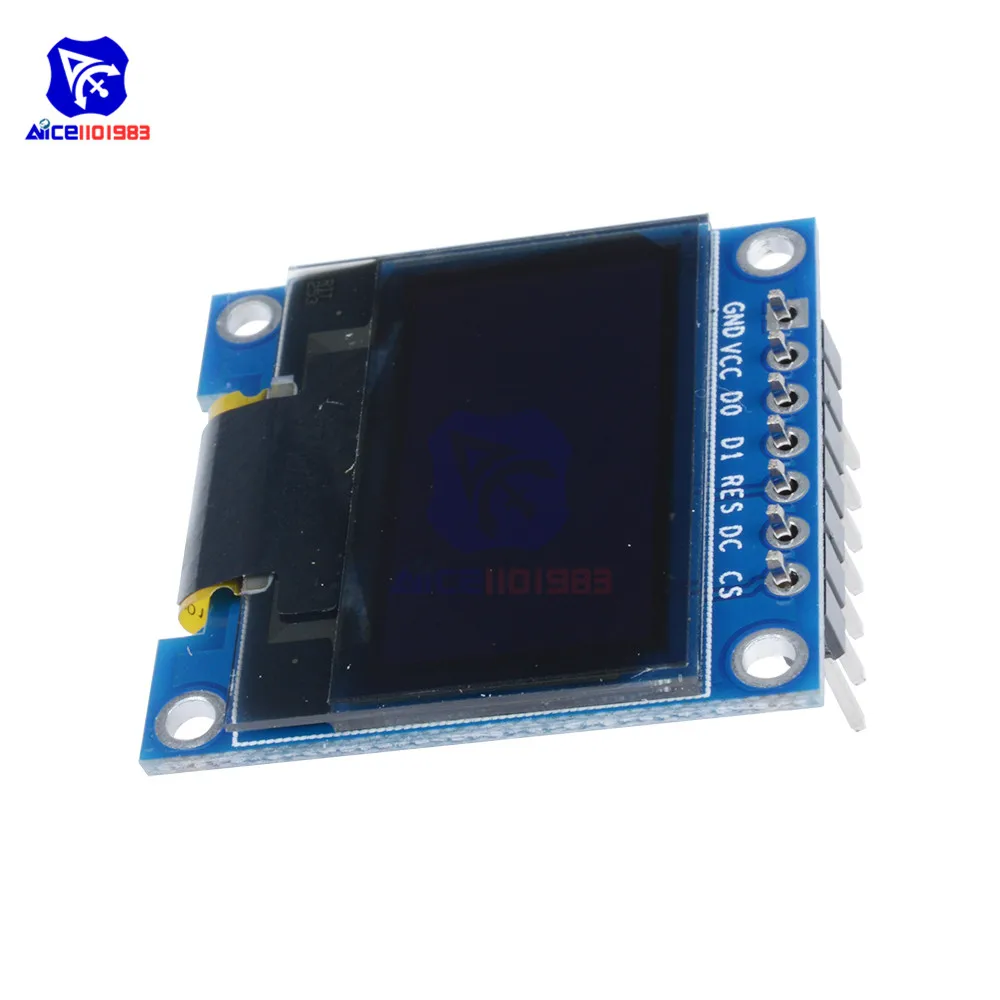 Diymore 0 96 &quotбелый/синий/желтый синий OLED ЖК дисплей модуль 128x64 SSD1306 7Pin IIC I2C SPI серия