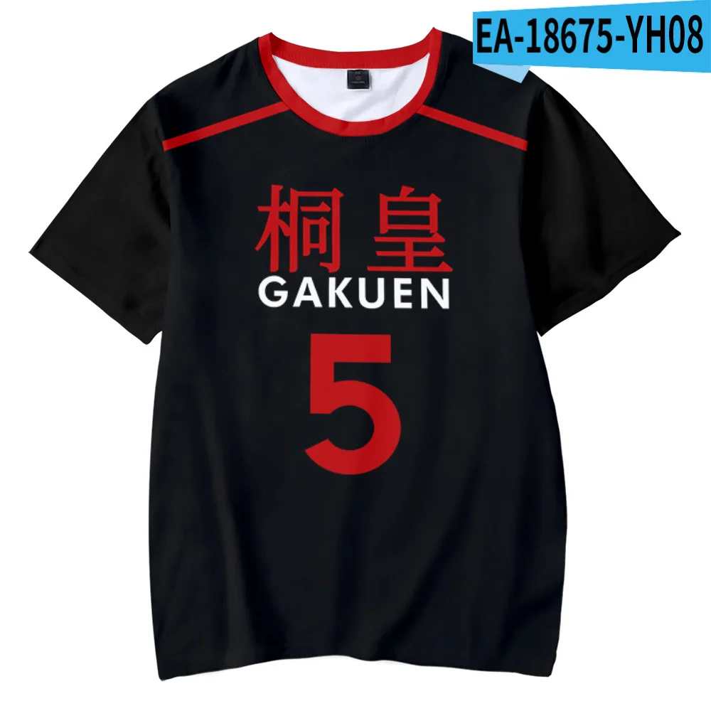 3D футболка Kuroko No Basuke/корзина для женщин и мужчин Yosen старшая школа мурасакибара