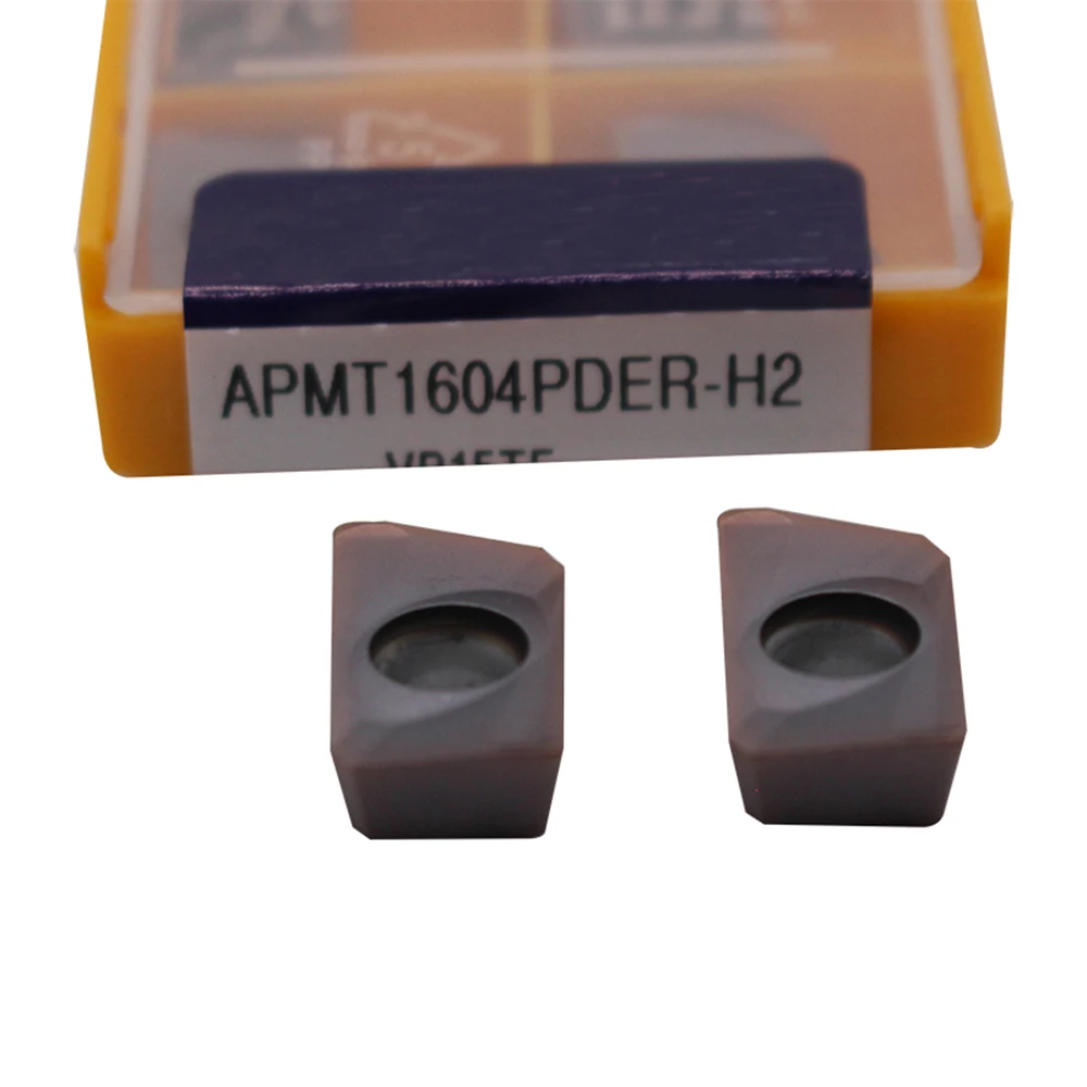 Набор пластин APMT1604 PDER VP15TF APMT твердосплавные втулки 1604 для торцевых фрез BAP400R 10