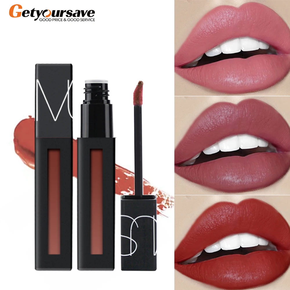 12 цветов матовая глазурь для губ водостойкая телесный градиентная Обнаженная