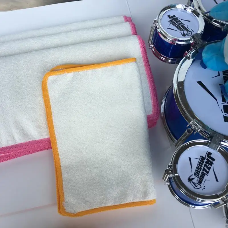 

Kitchen Bathroom Supplies Soft Hand Towel Super Absorbent Dishcloths Thickened Oil Free Wool Free Fiber Dishcloth For Home