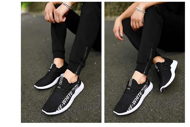 Autumn New Style Men Shoes Fashion Casual Mesh Shoes Stylish Rubber Shoes Sneakers Low Top Breathable Korean-style Running