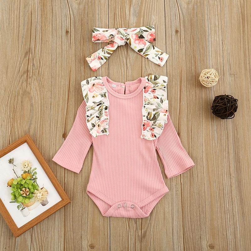 WEIXINBUY/комплект летней одежды для новорожденных девочек комбинезон Топы + юбка с