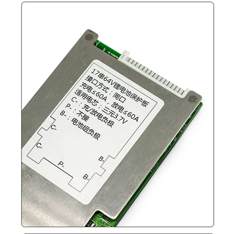 14S 52V 13S 48V 17S 64V 21S 72V 40A 60A 18650 BMS Li-ion Lipo Lifepo4 60A 20S 60V Battery Protection Board Avoid Short-circuit