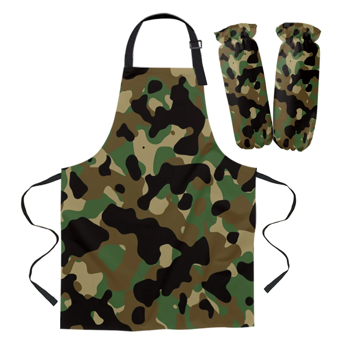 Набор фартуков камуфляжный кухонный нагрудник рукавицы для приготовления пищи