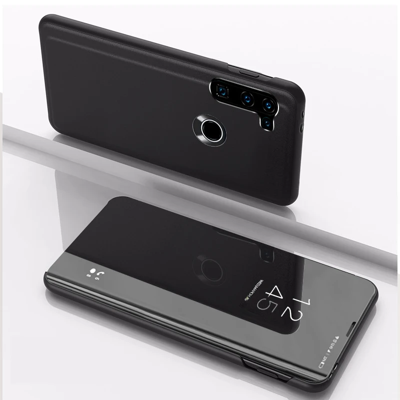 Для MOTO G8 Power Phone роскошное покрытие для чехла умное зеркало откидная подставка
